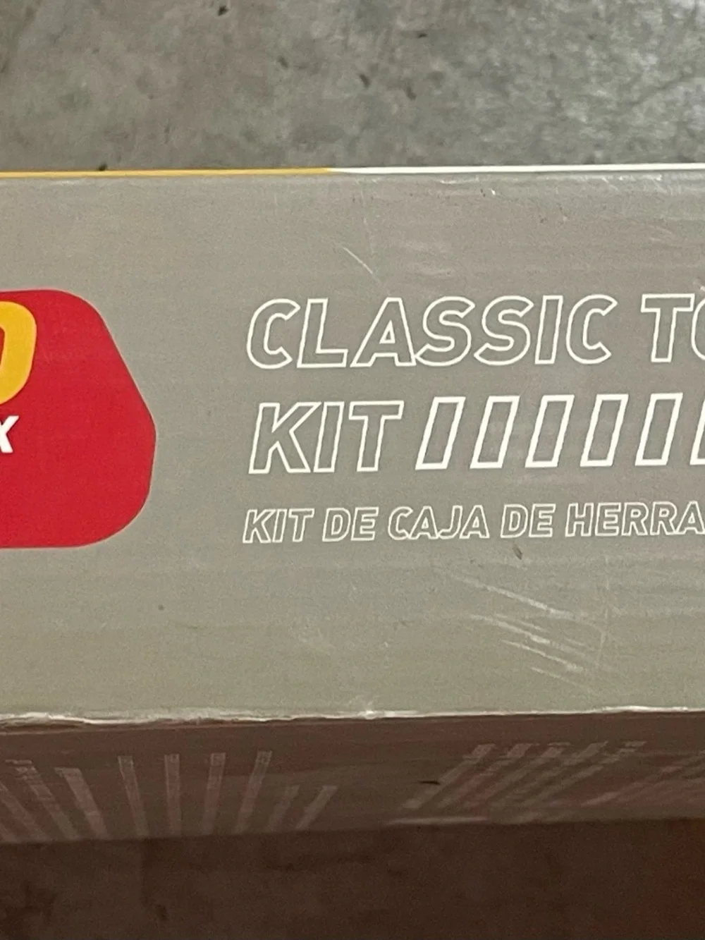 Vintage - NEW - Red Toolbox Classic Toolbox Kit